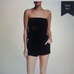 Tart Black Romper shorts size M